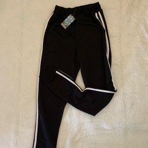 Black side stripe joggers from Boohoo, 10 tall